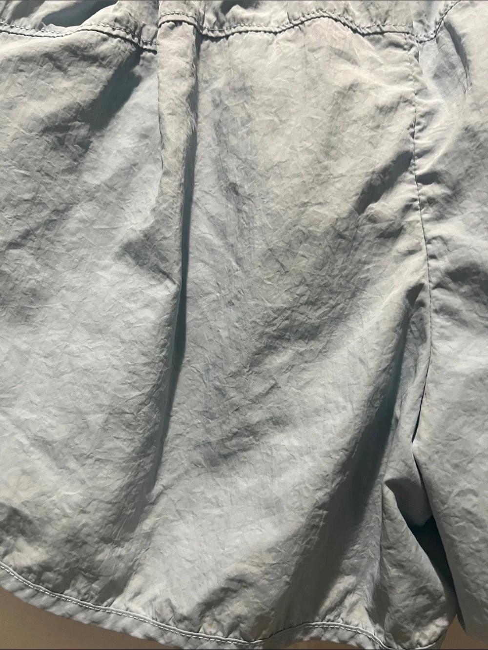 all in motion Light Blue Athletic High-Waist Smocked Shorts